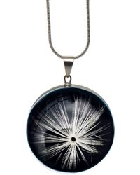 Laura Daili - Wishkeeper – Dandelion Puff Glass Pendant - Lyst