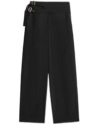 Nocturne - Cut-Out Waist Wide-Leg Pants - Lyst