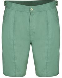 DAVID WEJ - Hugo Linen Short With Side Adjuster - Lyst