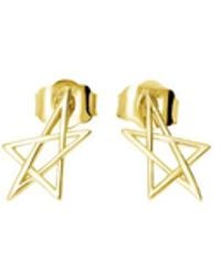 Lucy Quartermaine - Sol Star Mini Studs - Lyst