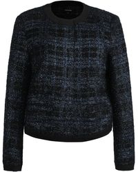 Smart and Joy - Minimalist Tartan Crop Jacket - Lyst