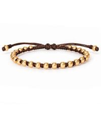 Harbour Uk - Golden Friendship Vermeil Rope Bracelet - Lyst