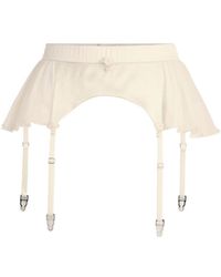 Scarlett Gasque - Neutrals Dorothy Suspender - Lyst