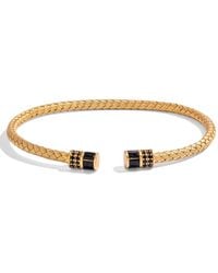 Ebru Jewelry - Diamond Woven Vermeil Cuff Bracelet - Lyst