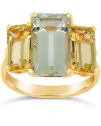 Dinny Hall - Trinny Amethyst & Oro Verde Cocktail Ring - Lyst
