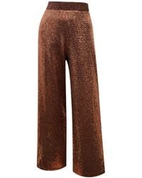 Me & Thee - Neutrals Leftfield Copper Sequin Trousers - Lyst