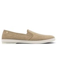 Rivieras - Raffia Slip-On Loafer - Lyst