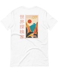 Anchor and Crew - Hidden Horizons Postmark Organic Cotton T-Shirt - Lyst