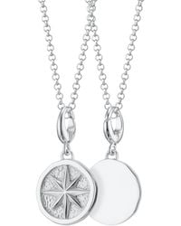 Lily Charmed - Sterling North Star Charm Necklace - Lyst
