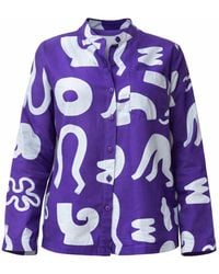 Wild Clouds - Organic Cotton & Linen Shirt - Lyst