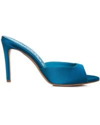 Ginissima - Vicky Satin, Round Toe, Petrol - Lyst