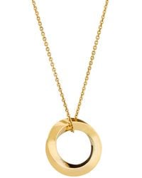 Posh Totty Designs - Gold Plated Forever Circle Necklace - Lyst