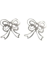 Lily Flo Jewellery - Large Bow Earrings - Lyst