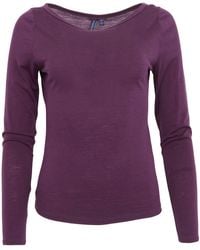 lords of harlech - Carly Merino Long Sleeve Crewneck Shirt - Lyst