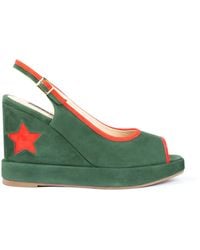 Rosamund Muir London - Davinia & Suede With Star Wedges - Lyst