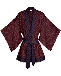 Artemis Muse - One Of A Kind Recyled Sari Kimono Unique One Hundred And Twenty Nine - Lyst