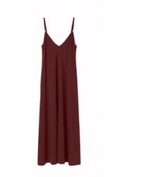Aloha From Deer - Aloha's Basics Maxi Dress Chloe Burgundy - Lyst