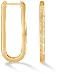 Dower & Hall - Large Nomad Link Huggie Hoops - Lyst
