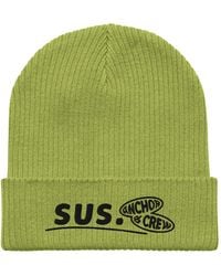 Anchor and Crew - Leaf Sus Gen. Organic Cotton Embroidered Beanie - Lyst