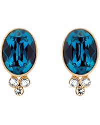 Emma Holland Jewellery - Montana Crystal & Gold Clip Earrings - Lyst