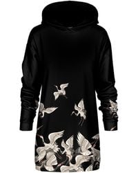 Aloha From Deer - Cranes Hoodie Oversize Dress - Lyst