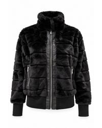James Lakeland - Panelled Faux Fur Jacket - Lyst
