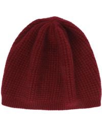 Pink Maharani - Knitted Winter Beanie – Burgundy - Lyst