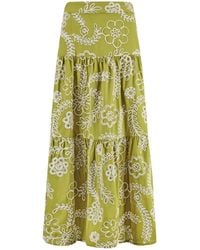 Traffic People - Sandrine's Smile And Floral Serenity Maxi Skirt - Lyst