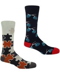 Peper Harow - Made in England - Pine & Jigsaw Socks Bundle - Lyst