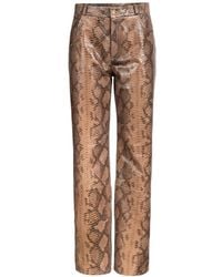 Heira Leatherwear - Neutrals Medusa Low-Rise Pants - Lyst