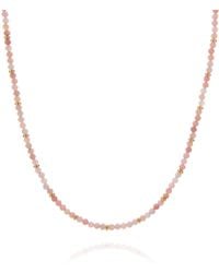 Nellou Jewellery - Opal October Birthstone Orbit Necklace - Lyst