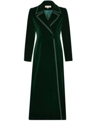 Guinea London - Velvet Dress Coat - Lyst