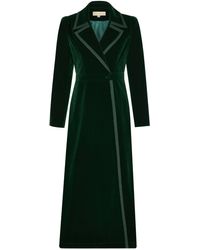 Guinea London - Velvet Dress Coat - Lyst