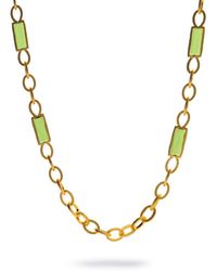 Ebru Jewelry - Versatile Glow Cat Eye Long Necklace - Lyst