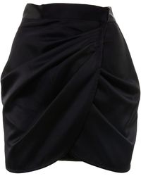 Brenda Agradi - Wrap Evening Party Mini Skirt - Lyst