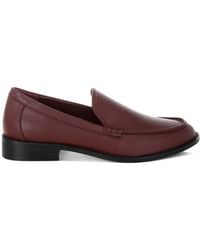 Rag & Co - Ninto Low Heel Pleather Loafers - Lyst