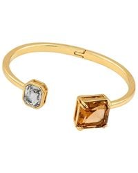 Uchi and Soto - Shikaku Square Stones Open Bangle - Lyst