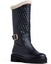 Beautiisoles by Robyn Shreiber Made in Italy - Tulsa Leather Platform Winter Boot - Lyst