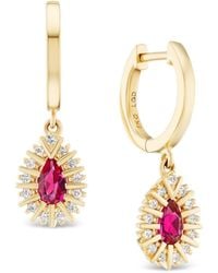 Talismania Jewelry - Wildfire Huggie Earrings - Lyst