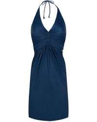 Chic by Lirette - Short Halter Dress Natural - Lyst