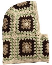 Ana Chic - Cream And Granny Square Handmade Crochet Balaclava - Lyst