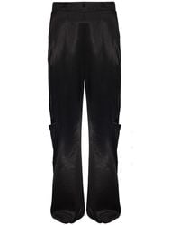 No'design - Satin Cargo Pants - Lyst