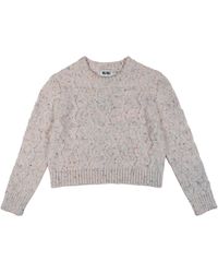 Gigi Knitwear - Neutrals Bubble Sweater - Lyst
