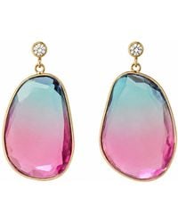 Rare Matters Jewelry - Mermaid & Ombré Glass Drop Earrings - Lyst