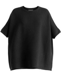 Paisie - Short Sleeve Ribbed Jumper - Lyst