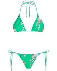 Aguaclara - Jade Triangle Top - Lyst