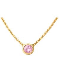 Lily Flo Jewellery - Aurora Sapphire Solitaire Necklace - Lyst