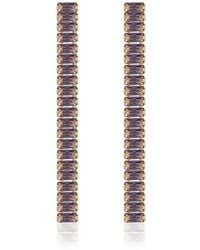 Rare Matters Jewelry - Crystal Beam Earrings - Lyst