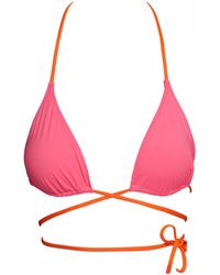 Noire Swimwear - Tanning Neon Pink Top - Lyst