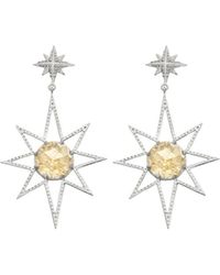 Zoe & Morgan - Sunburst Earrings - Lyst
